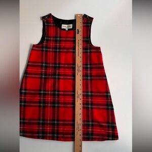 O'Neil of Dublin Red Tartan Plaid Girls Dress Size 8